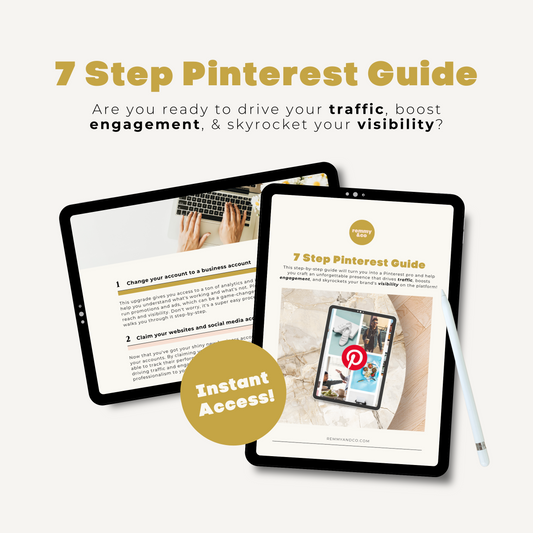 FREE! 7 Step Pinterest Guide