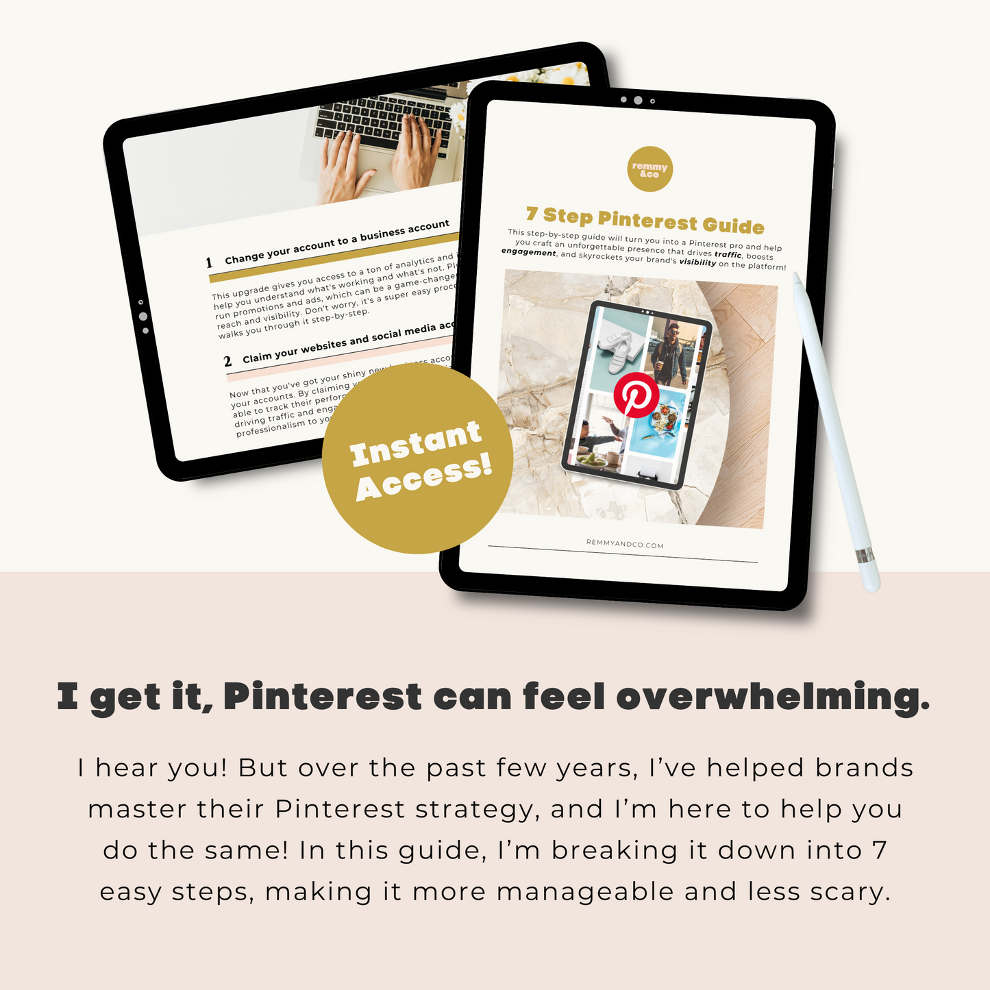 FREE! 7 Step Pinterest Guide