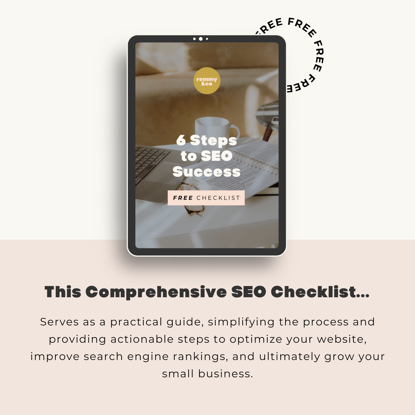 FREE! 6 Steps to SEO Success Checklist