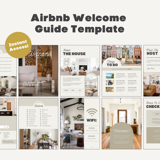 Airbnb Welcome Guide Template